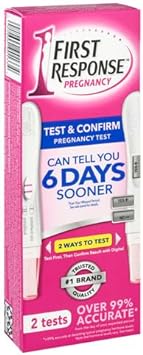 First Response Test & Confirm Pregnancy Test, Unisex Adult 1 Line Test And 1 Digital Test Pack