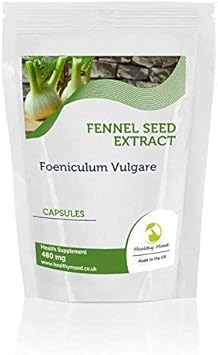 Fennel Seed Extract 480Mg Foeniculum Vulgare X90 Capsules Healthy Mood