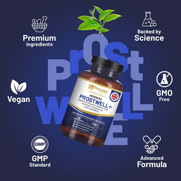 Prowise Advanced Prostwell Plus 60 Vegan Capsules For Men