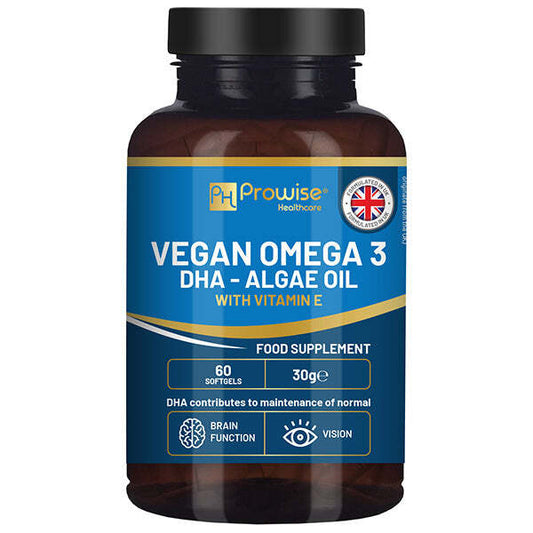 Prowise Vegan Omega-3 Dha From Algae Oil 60 Softgels