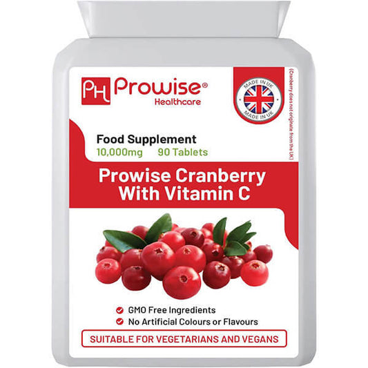 Prowise Cranberry With Added Vitamin C 10,000Mg 90 Tablets