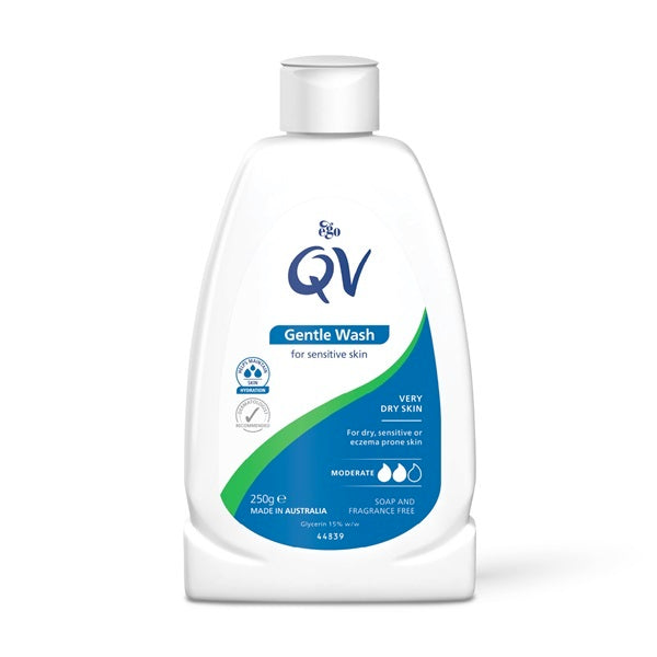 Qv Gentle Wash Cleanser Ph Balanced & Hypoallergenic 250Ml