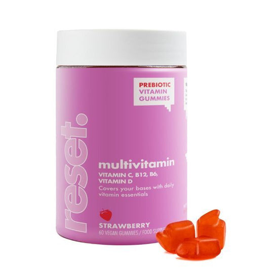 Reset Multi-Vitamin Gummies Strawberry Flavour-60Pcs