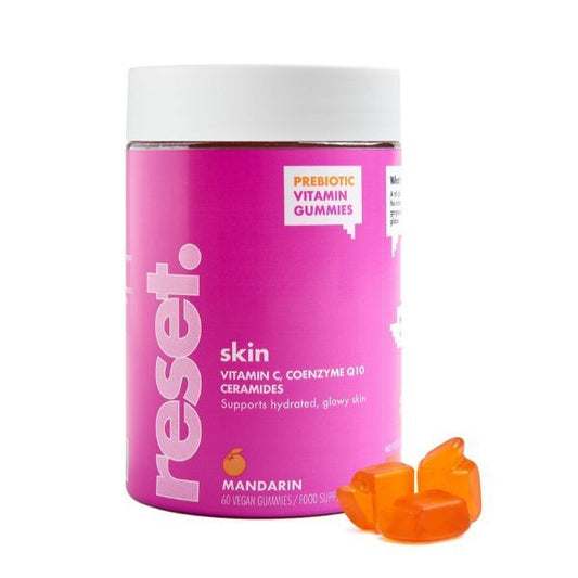 Reset Skin Vitamins Gummies Tangerine Flavour-60Pcs