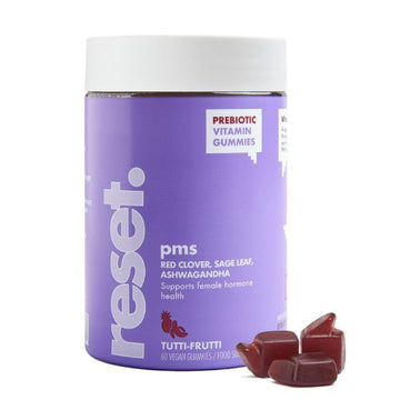 Reset Pms Vitamins Gummies Tutti-Frutti Flavour-60Pcs