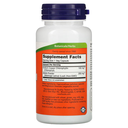 NOW Foods, Chlorophyll, 100 mg