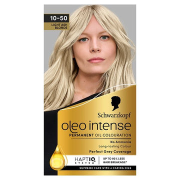 Schwarzkopf Oleo Intense Ash Blonde Permanent Hair Dye