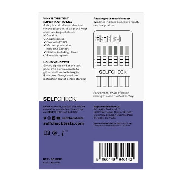 Selfcheck Multi-Drug Test Kit