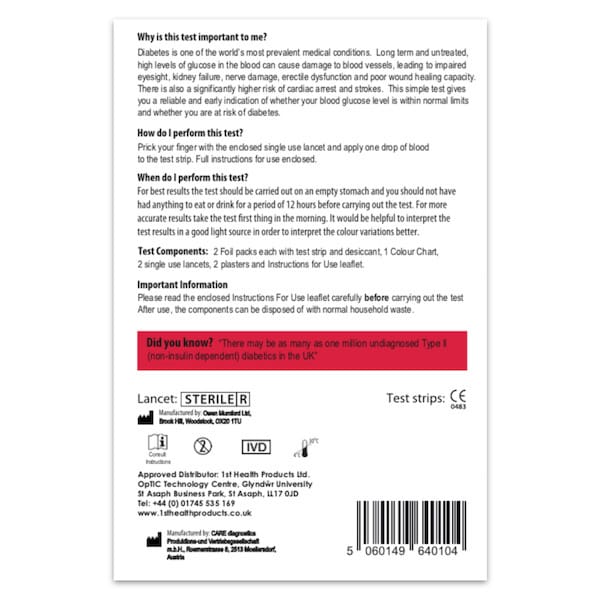 Selfcheck Blood Glucose Test Kit