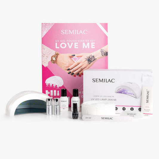 Semilac Uv Gel Polish Starter Set Love Me