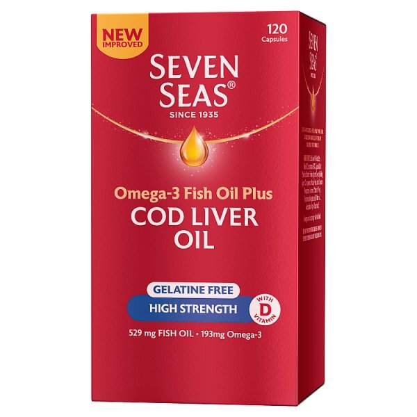 Seven Seas Cod Liver Oil High Strength Capsules