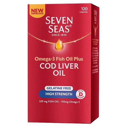 Seven Seas Cod Liver Oil High Strength Capsules