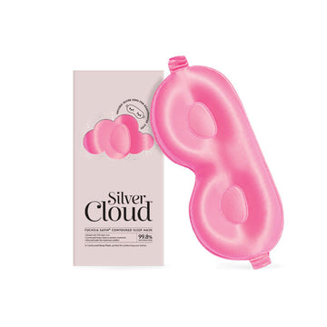 Silver Cloud Fuchsia Contoured Sleep Mask