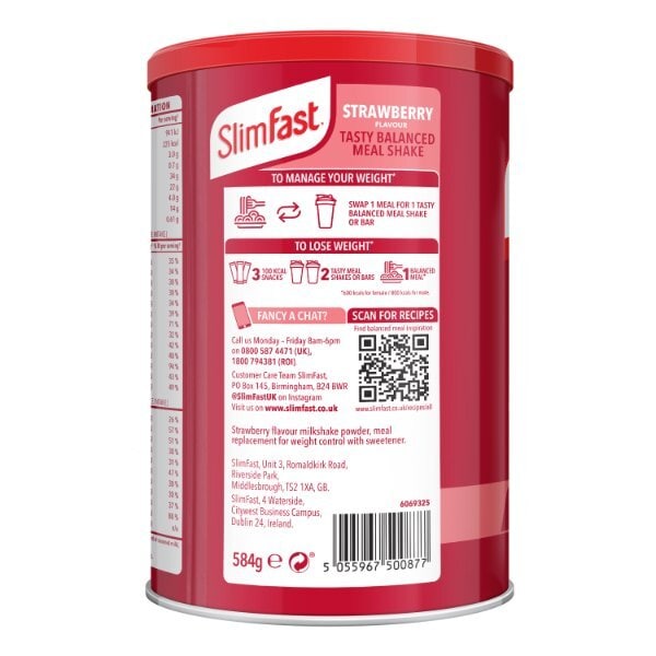 Slimfast Strawberry Powder 584G