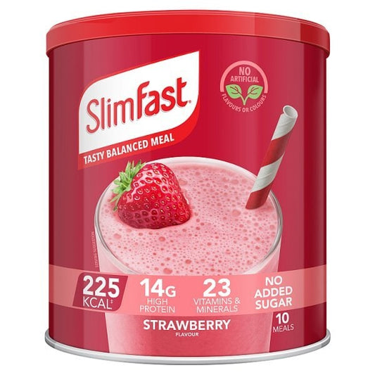 Slimfast Powder Tin Strawberry 365G