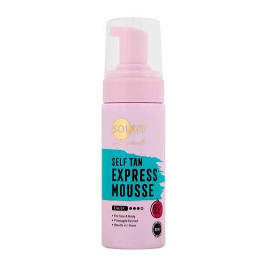 Solait Express Tan Mousse Dark 150Ml