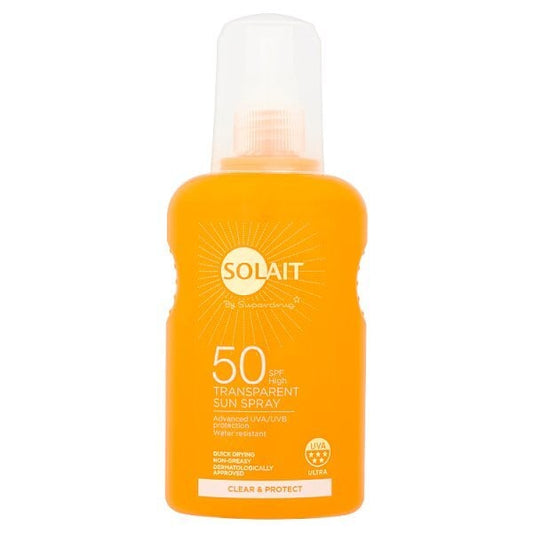 Solait Transparent Sun Cream Spray Spf50 200Ml