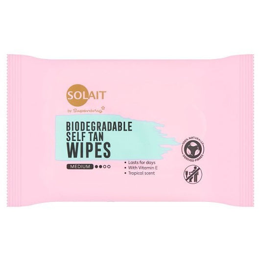 Solait Self Tanning Wipes 20 Pack