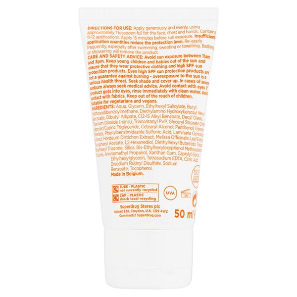 Solait Anti-Ageing Sensitive Face Sun Cream Spf50 50Ml