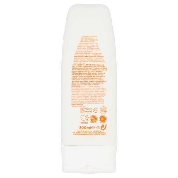 Solait Kids Sensitive Lotion Spf 50+