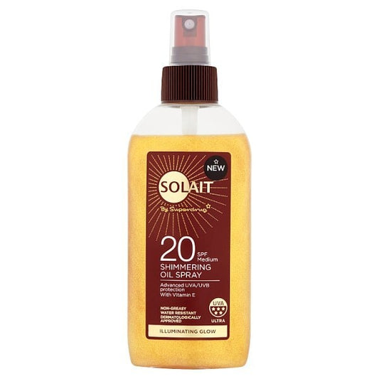 Solait Shimmering Oil Spray Spf20 200Ml