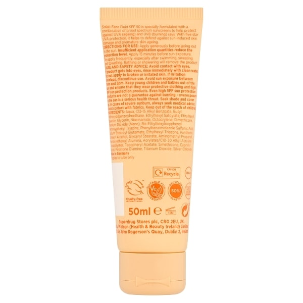 Solait Face Fluid Spf50 50Ml