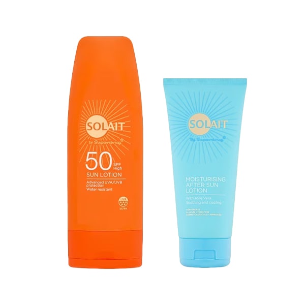 Solait Spf50 Sun Lotion & Aftersun Bundle