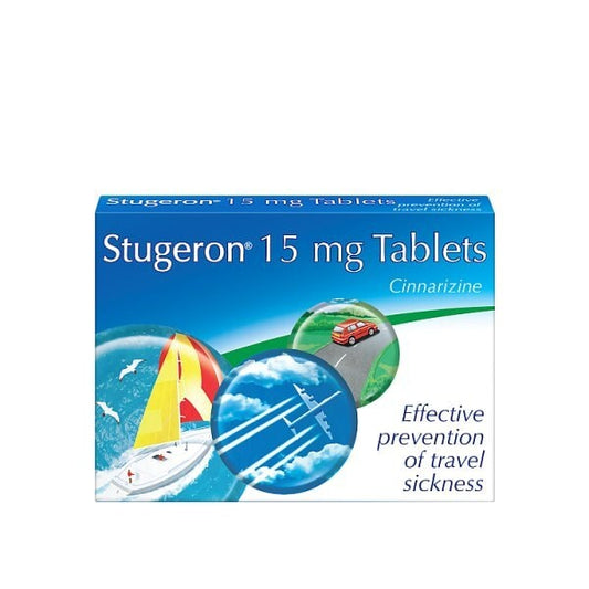 Stugeron Cinnarizine 15Mg Tablets 15S