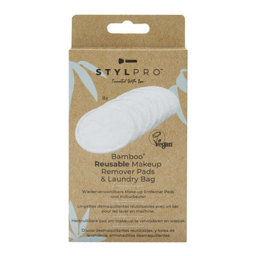 Stylpro Bamboo Reusable Makeup Pads (8)