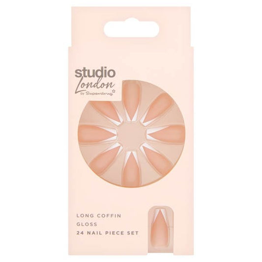 Studio Fancy French False Nails White Tip