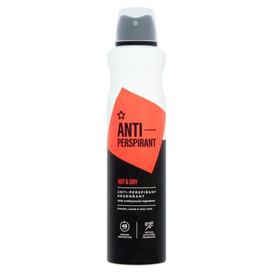 Supedrug Mens 48Hr Apd Antibac Dry 250Ml