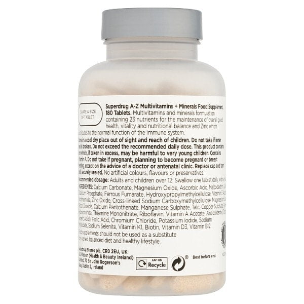 A-Z Multivitamin Tablets 180Pk
