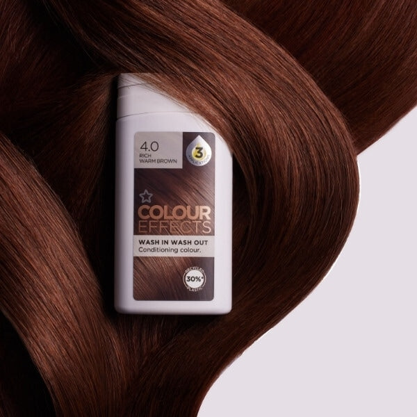 Colour Effects Wash In Wash Out Warm Brown 4.0
