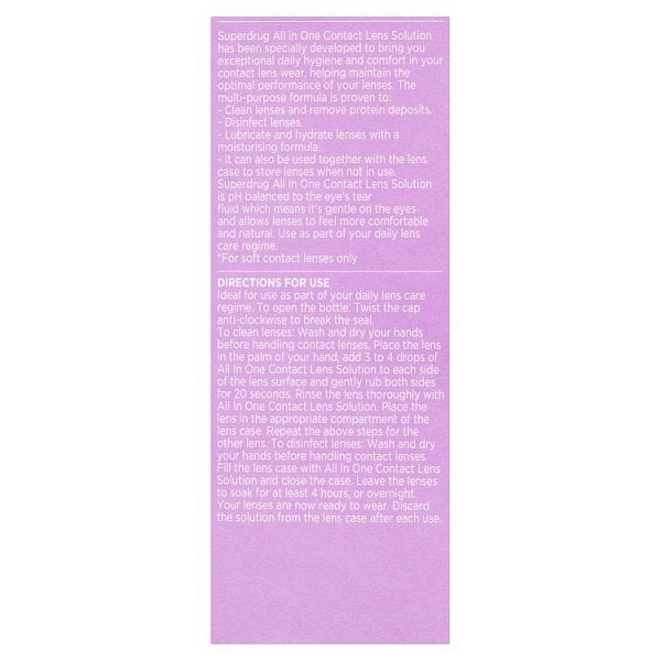 All In One Contact Lens Solution 360Ml