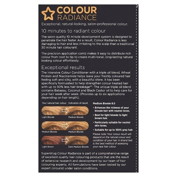 Colour Radiance 8.0 Medium Blonde