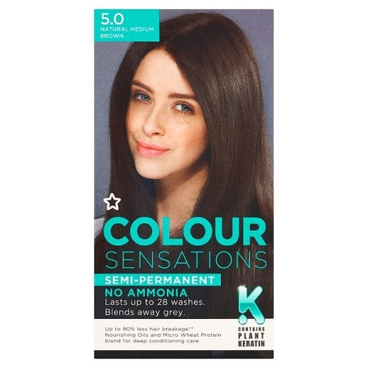 Sensations Natural Medium Brown 5.0