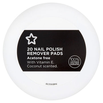 Nail Polish Remover Pads Vitamin E Coconut Perfume