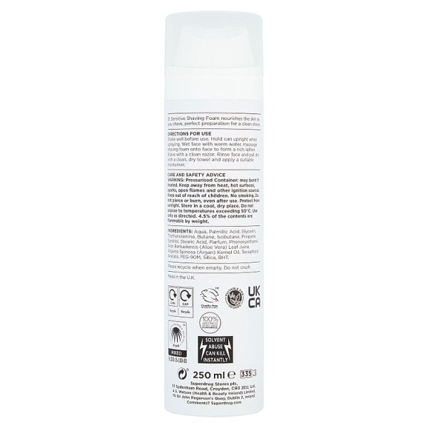 B. Men Sensitive Shave Foam 250Ml