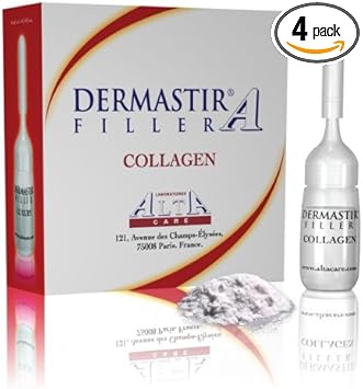 Dermastir Collagen powder, antiage fill wrinkles and fine lines, 4ml x 4 : Amazon.co.uk: Beauty