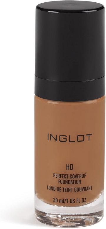 Inglot Hd Perfect Coverup Foundation, For A Long-Lasting Effect With Hd Pigments, Hypoallergenic, Natural, Flawless Look, With White Truffle Extract, 30 Ml: 86