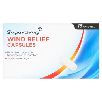 Wind Relief β 15 Capsules For Occasional Gas & Bloating Support