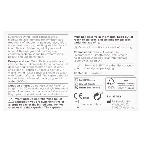 Wind Relief 15 Capsules