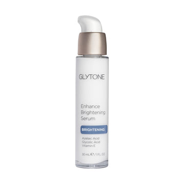 Glytone Enhance Brightening Serum–With Hyaluronic Acid, 1.7 Fav Glycolic Acid 8% Azelaic Acid & Vitamin E–Dark Spot Remover For Face– Pigmentation Treatment– Non-Comedogenic, Hydrating Serum 1 Fl.Oz