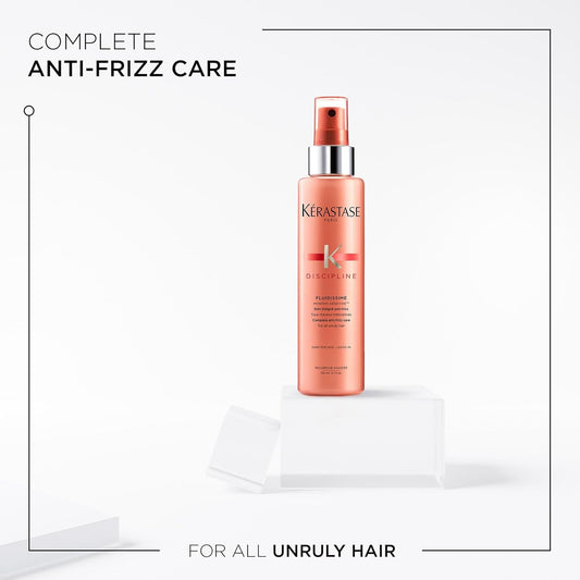 Kérastase Discipline, Smoothing And Anti-Frizz Holding Spray, For Unruly Hair, With Unique Thermo-Protective Agents, Fluidissime, 150Ml