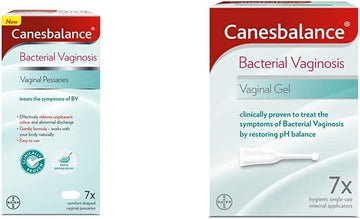 Canesbalance Vaginal Pessaries Bacterial Vaginosis Symptom Treatment, Starts To Work Immediately To Relieve Unpleasant Intimate Odour Associated With Vaginosis Vaginal Singleuse Gel, Pack Of 7