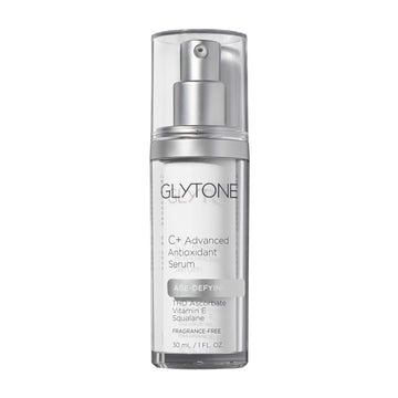 Glytone Age-Defying C+ Vitamin C Serum For Face | 20% Vitamin C, E And Squalane Antioxidant Complex | Reduces Fine Lines & Wrinkles | Hydrating & Anti-Aging Facial Serum For All Skin Types | 1 Fl Oz