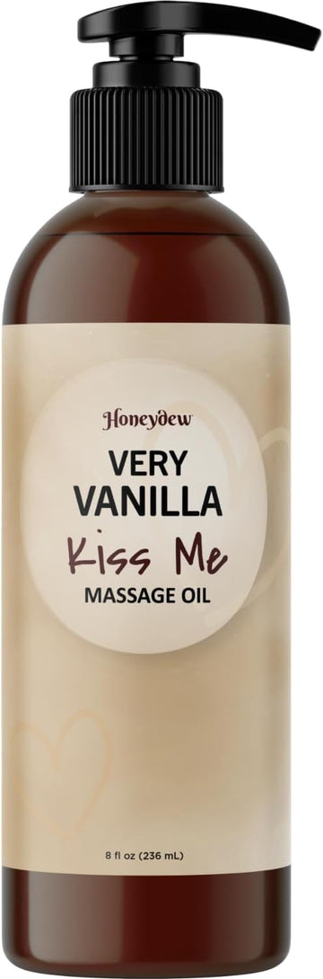 Vanilla Sensual Massage Oil For Couples - Relaxing Full Body Massage O