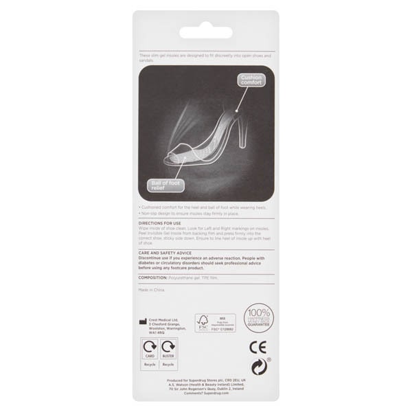 Gel Insoles For Open Shoes