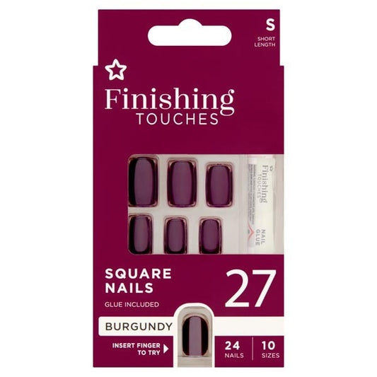 Finishing Touches Burgundy Polish