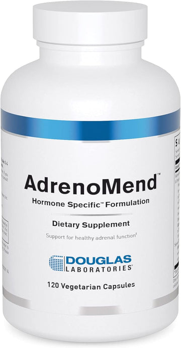 Douglas Laboratories Adrenomend - Rhodiola Herbal Supplement - Adrenal Support - With Ashwagandha, Bacopa Monnieri, & Other Adaptogens - Non-Gmo - 120 Vegetarian Capsules